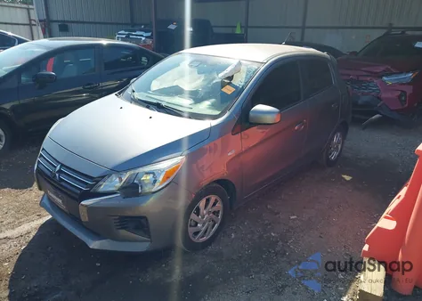 2021 Mitsubishi Mirage Carbonite Edition/Es/Le z USA, uszkodzony, nr VIN ML32AUHJ8MH007461